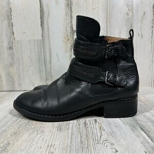 Gentle Souls Black Ankle Boots
